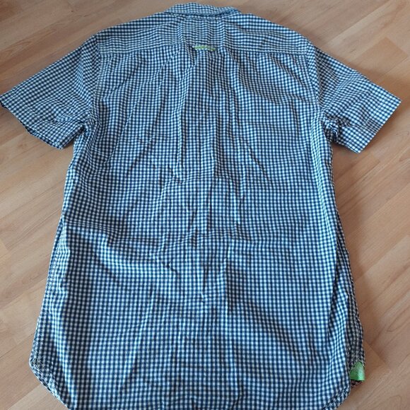 Superdry Short Sleeve Plaid New York  Button Down Shirt rare - Picture 9 of 9